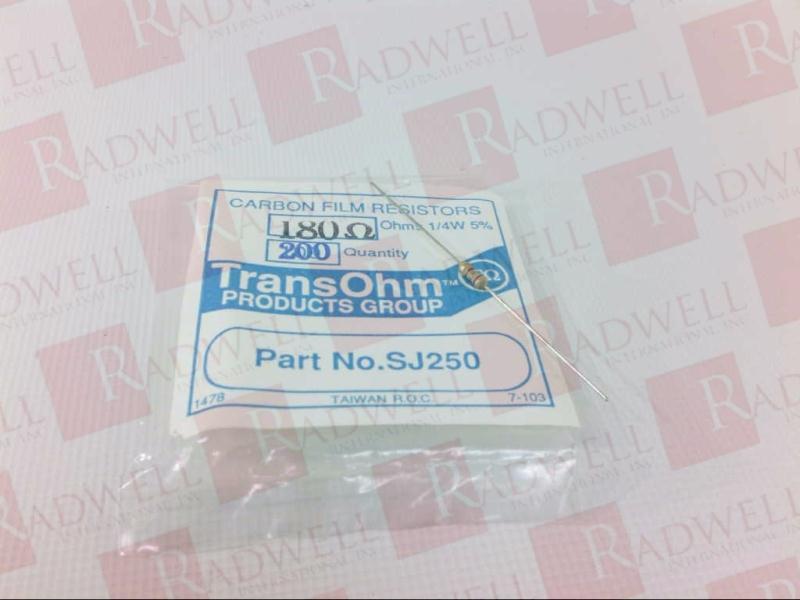 TRANS-OHM PRODUCTS GROUP SJ250-180-EACH