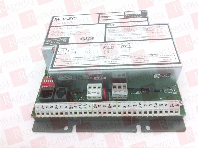 JOHNSON CONTROLS AS-VAV141-1