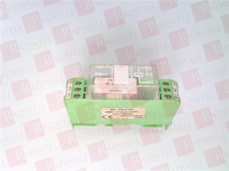 EMG 17-REL/KSR- 24/21/SO54 Relay/Socket by PHOENIX CONTACT