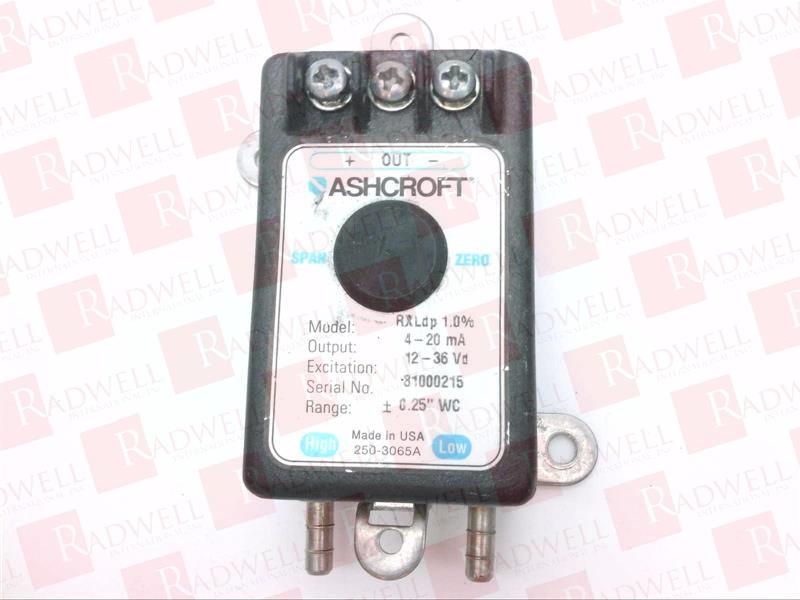 ASHCROFT ASH-RX-D-100-B-M-MB4-42-B-025