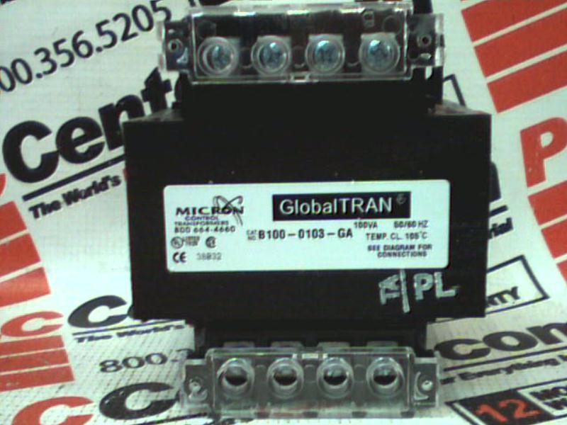 MICRON INDUSTRIES CORPORATION B100-0103-GA