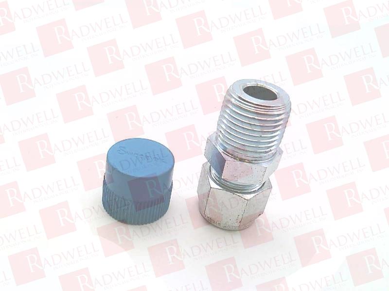SS-810-1-6 Swagelok SS Male Connector,1/2"T X 3/8"MPT 