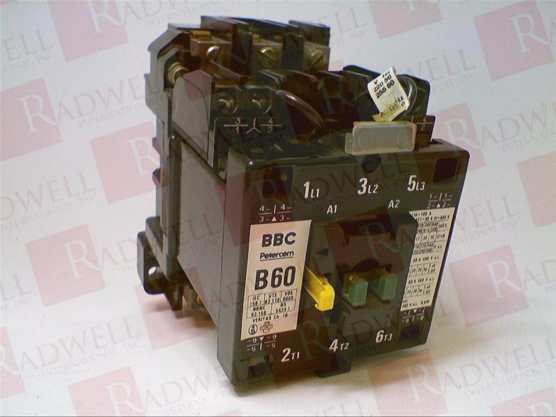 ASEA BROWN BOVERI B60-220V/50HZ-255V/60HZ