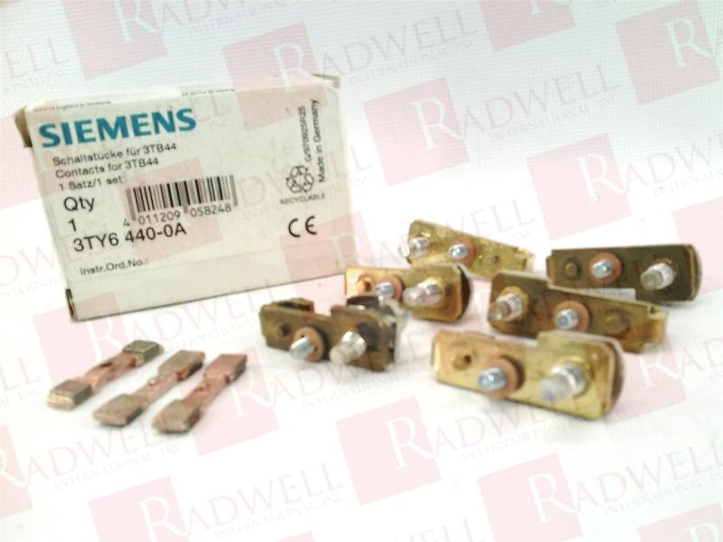 Replacement Contacts Siemens 3TY6440-0A Main Contact Kit For 3TB44 Contactor 