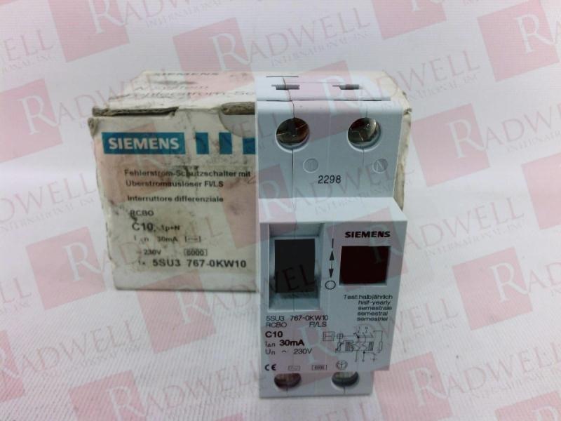 Siemens Circuit Breaker Warranty # 5SU3 Used 