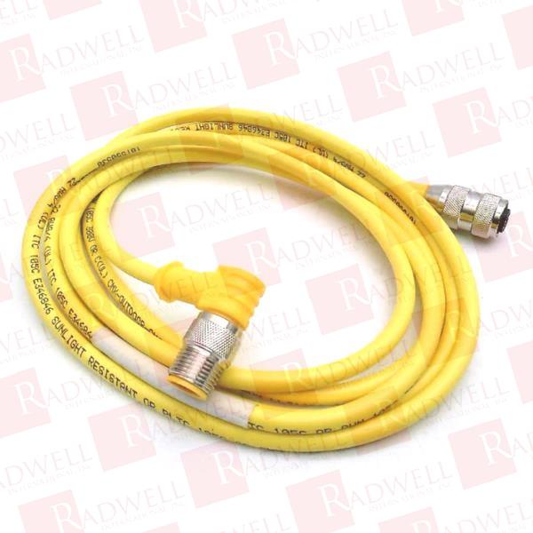 New Turck RK 4.43T-10/ U2182-11 Yellow EuroFast 4 Pin Connector to Flying Leads 