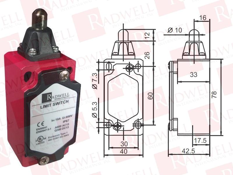 RADWELL VERIFIED SUBSTITUTE 3SE3120-0C-SUB