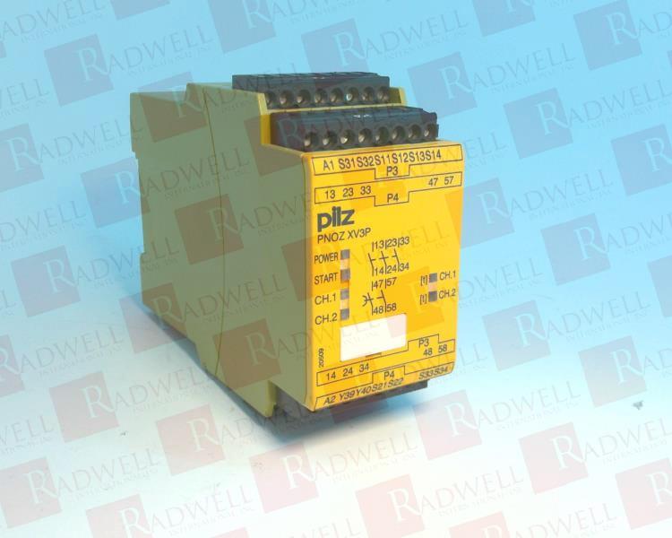 PILZ PNOZ XV3P 0.5/24VDC 3N/O 2N/O T FIX