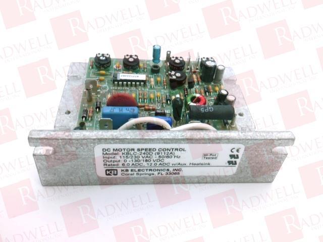 Details about   KB Electronics DC Motor Speed Control KBLC-240DS 3819F For Heller Oven 