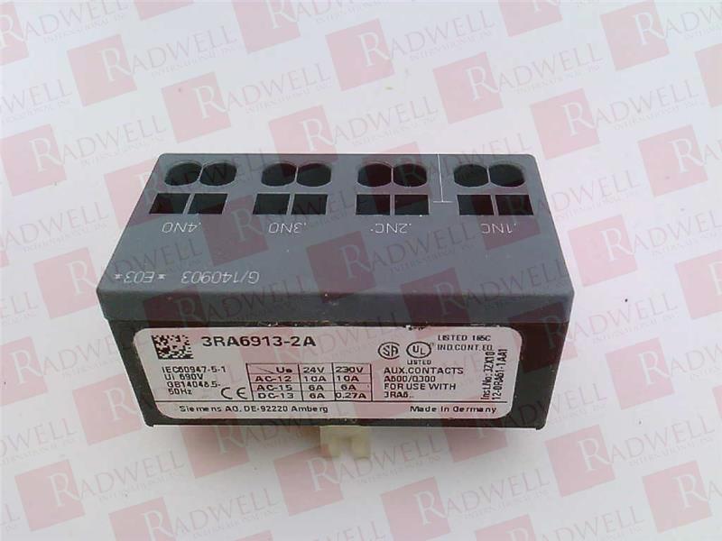 SIEMENS 3RA6913-2A