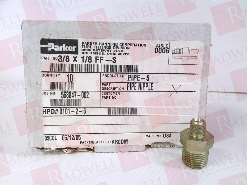 PARKER 3/8 X 1/8 FF-S