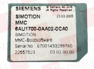 SIEMENS 6AU1700-0AA02-0AA0-Z