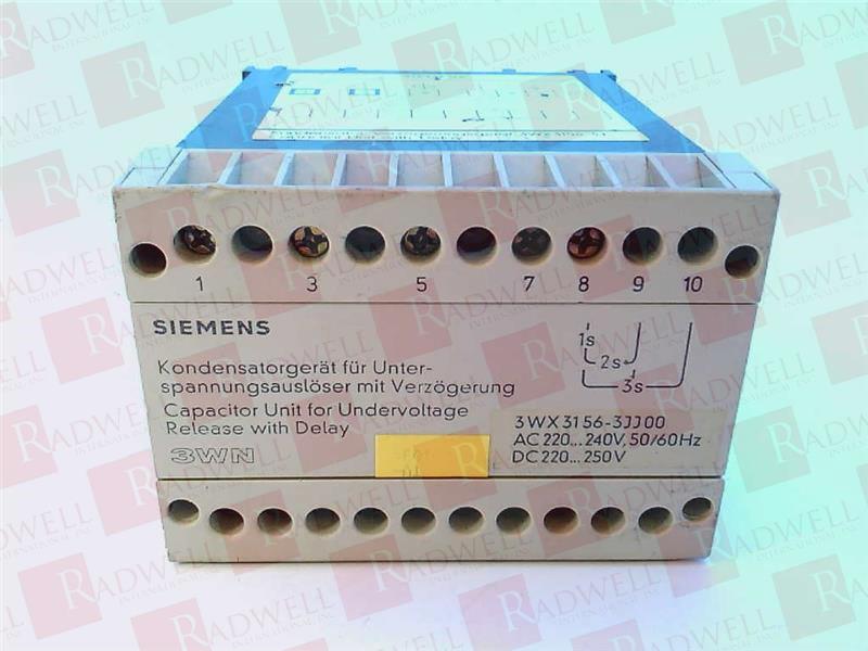 Siemens 3WX3156-3JJ00 Kondensatorgerät 