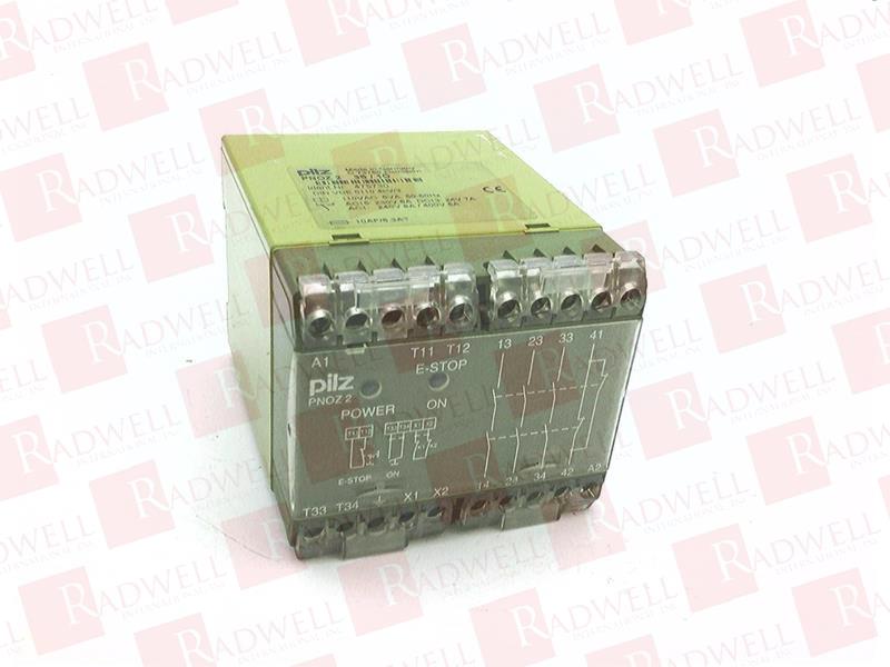 PNOZ/2-110VAC-3S-1O Safety Relay by PILZ