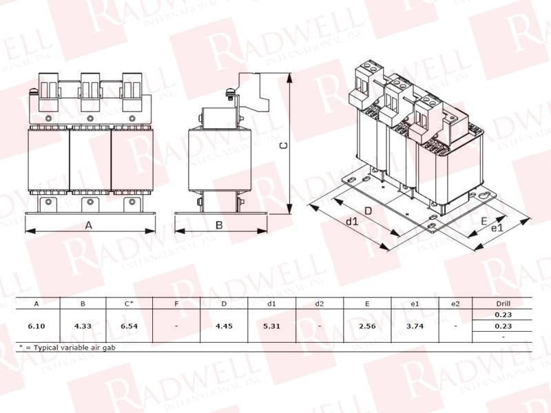 RADWELL VERIFIED SUBSTITUTE CRX0021BC-SUB