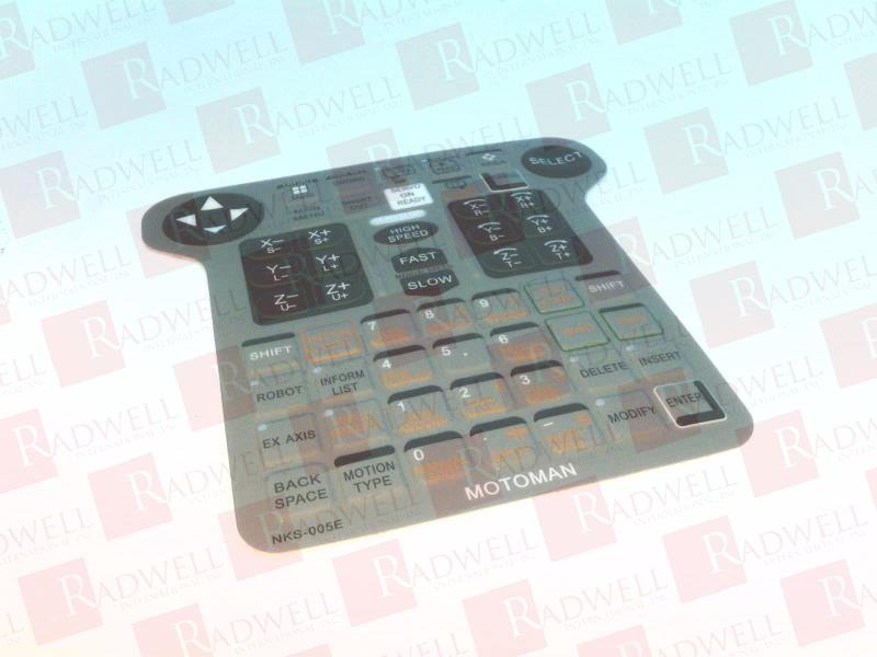 RADWELL VERIFIED SUBSTITUTE JZRCR-NPP01B-1-SUB-KEYPAD