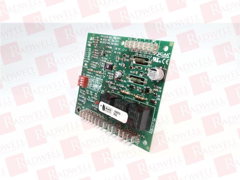 LPR-AS1701-6-LF HVAC Control System Board by ICM