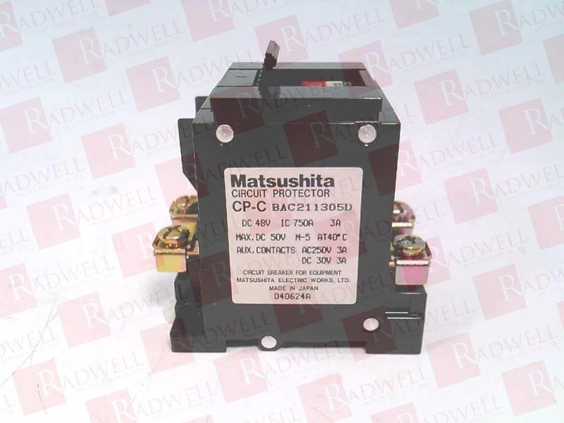 MATSUSHITA ELECTRIC BAC211305D