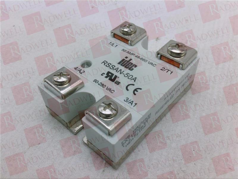 NEW IDEC RSSAN-50A 50A 48-660VAC 90-280VAC SIGNAL SOLID STATE RELAY  P2113 