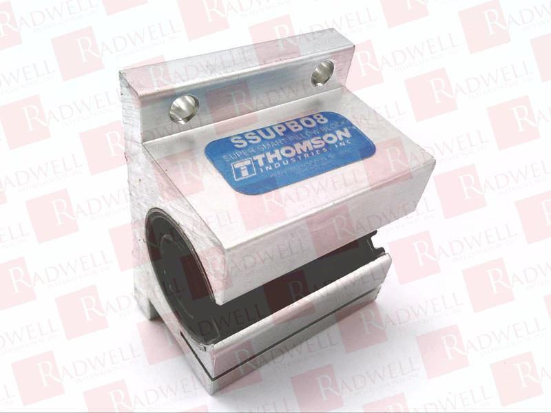 Adjustable Open for continuously supported applications Pillow Block Super self-aligning; use with 0.5 in Diameter Shaft Class L Thomson SSUPBO8 