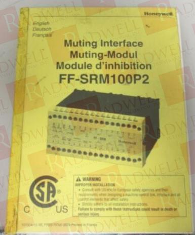 HONEYWELL FF-SRM100P2 MANUAL