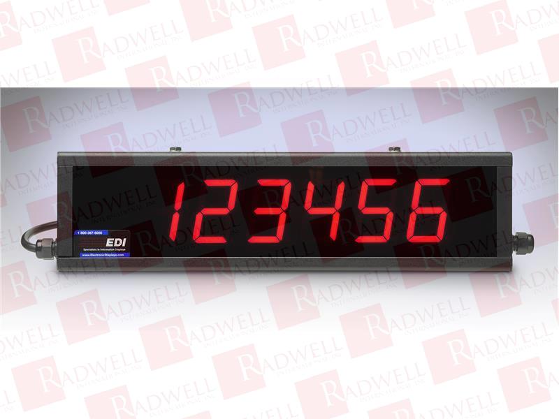 ELECTRONIC DISPLAYS ED406-110-6D-N1-3INP