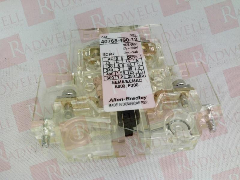 ALLEN BRADLEY 40768-490-12