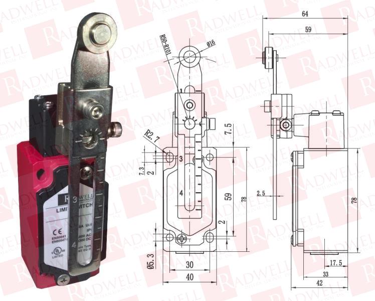 RADWELL VERIFIED SUBSTITUTE XCKJ10541H7-SUB