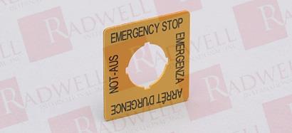 EFECTOR EMERGENCY STOP LABEL-E7003S