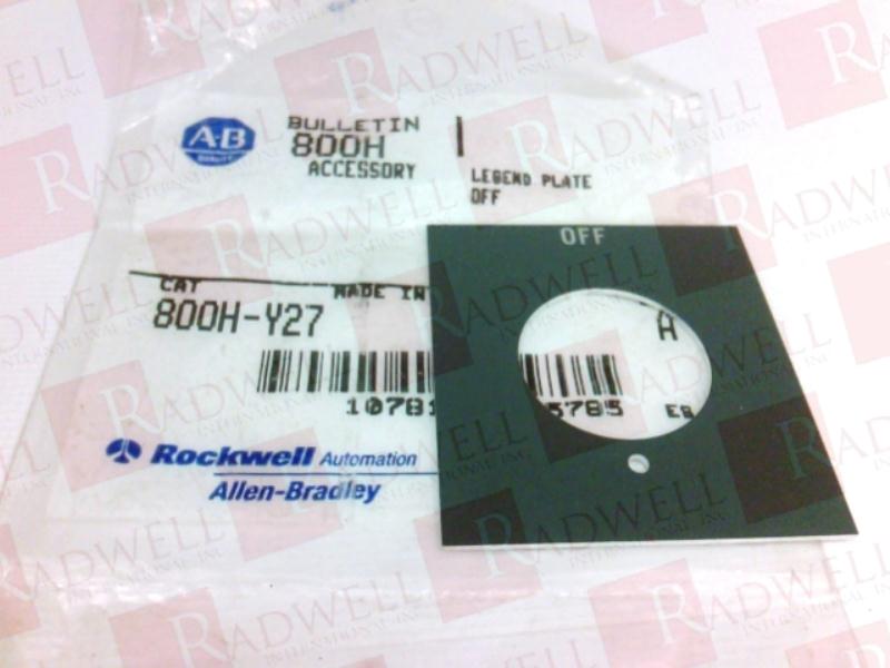 ALLEN BRADLEY 800H-Y27