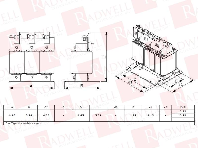 RADWELL VERIFIED SUBSTITUTE CRX0014AC-SUB