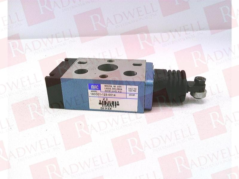 MAC VALVES INC 180001-123-0014