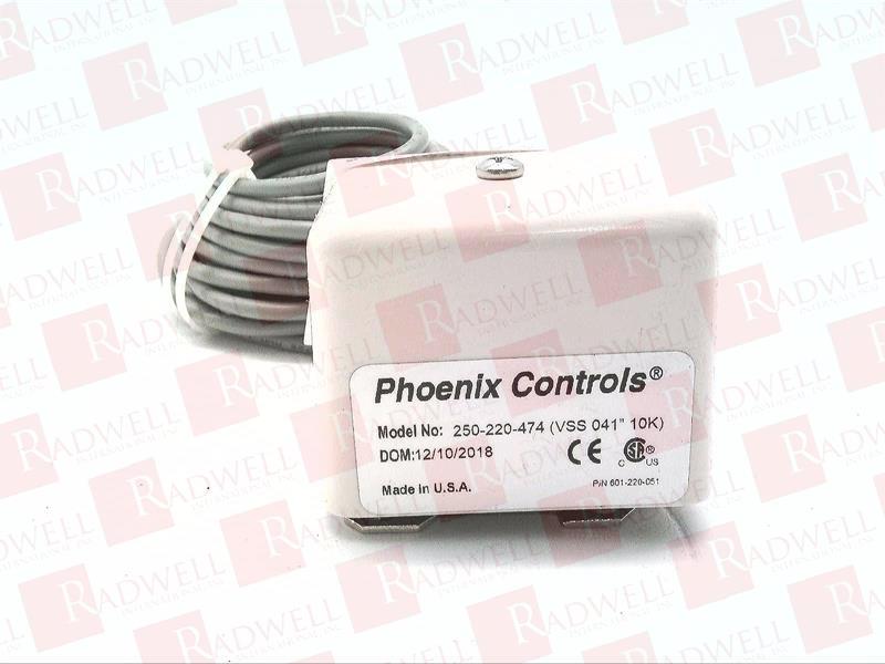 PHOENIX CONTROLS VSS4-0100-A Vertical Sash Sensor With Spring Loaded Cable 