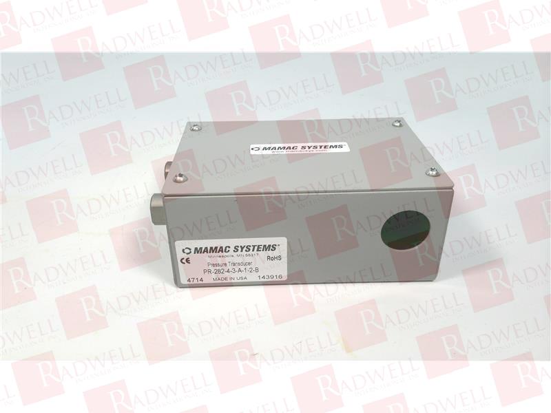 PR-282-4-3-A-1-2-B Pressure Sensor/Transducer By MAMAC SYSTEMS