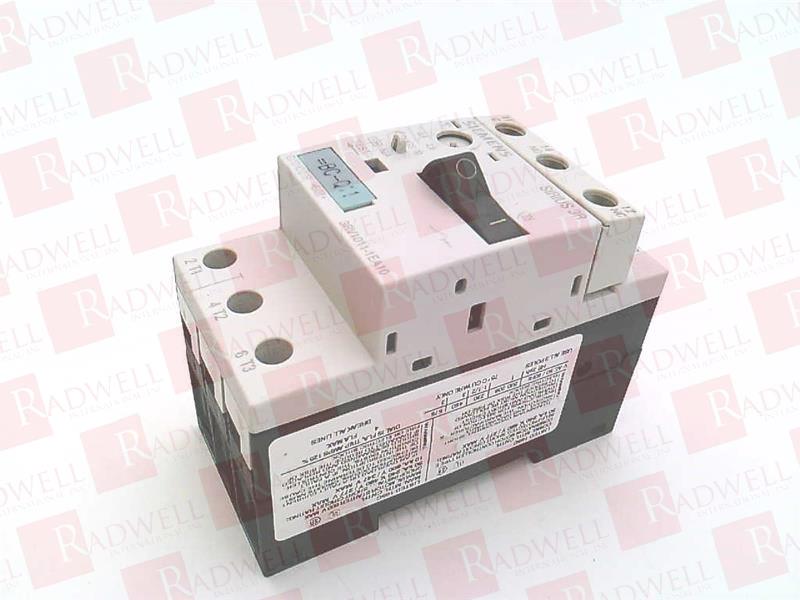 NEW Siemens motor protection circuit breaker 3RV1011-1DA10