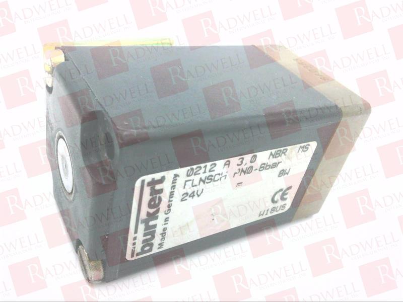 BURKERT EASY FLUID CONTROL SYS 0212-A-3.0-NBR-MS-24V