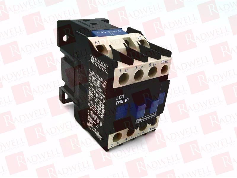 Authentic Telemecanique Magnetic contactor LC1D1810F7 Schneider LC1D1810 120V 