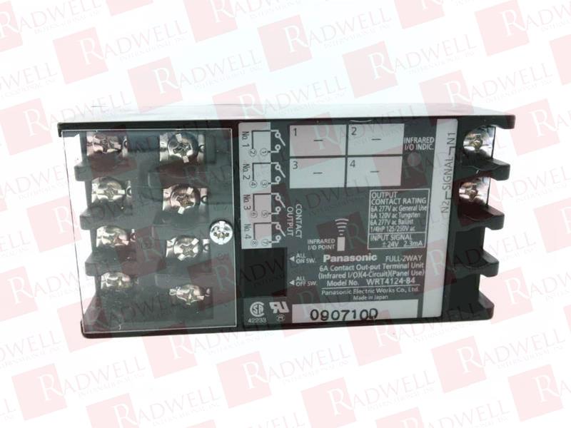 MATSUSHITA ELECTRIC WRT 4124-84