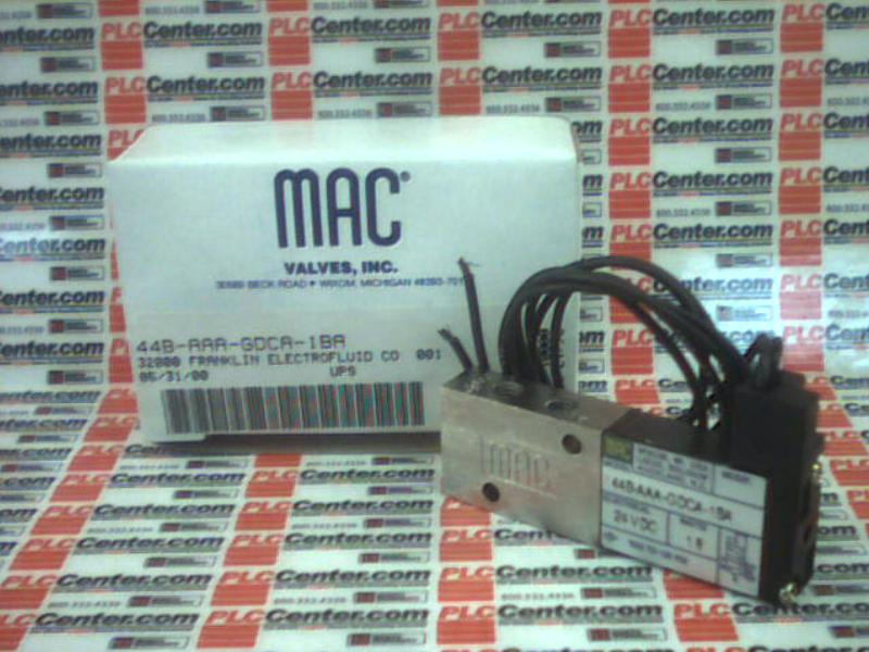 44B-AAA-GDCA-1BA Solenoid Valve By MAC VALVES INC