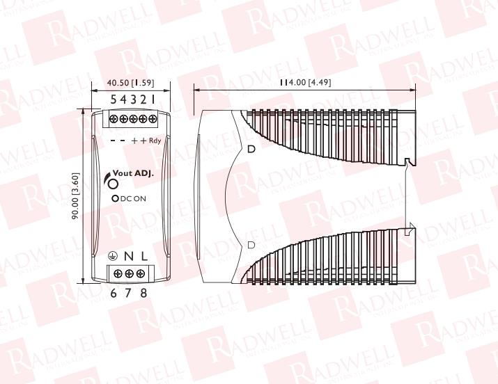 RADWELL VERIFIED SUBSTITUTE SDP2-24-100T-SUB