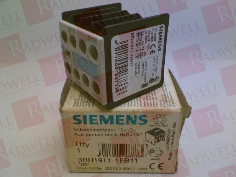 SIEMENS 3RH1911-1FB11