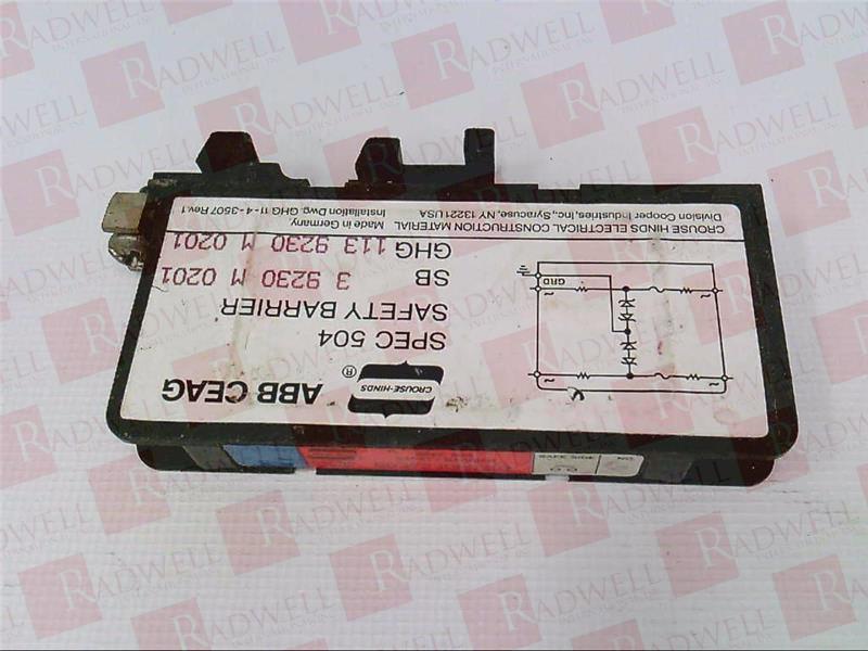 EATON CORPORATION SB39230M0201