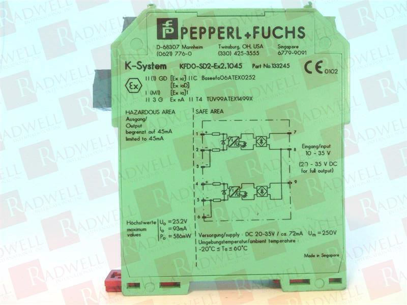 PEPPERL & FUCHS KFD0-SD2-EX2.1045