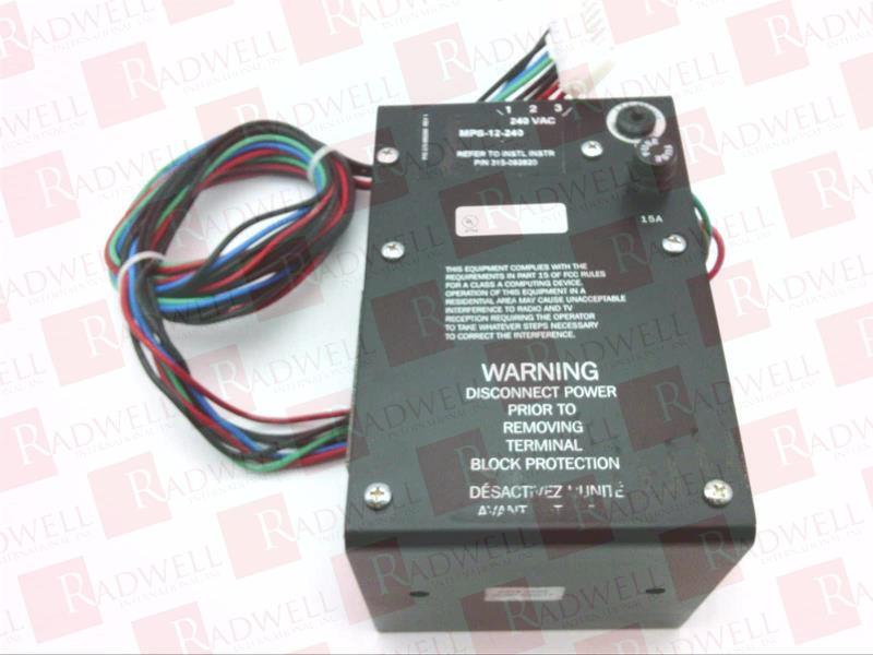 Siemens Mps-12 Power Supply Removed for System Upgrade 100 Operational for sale online 