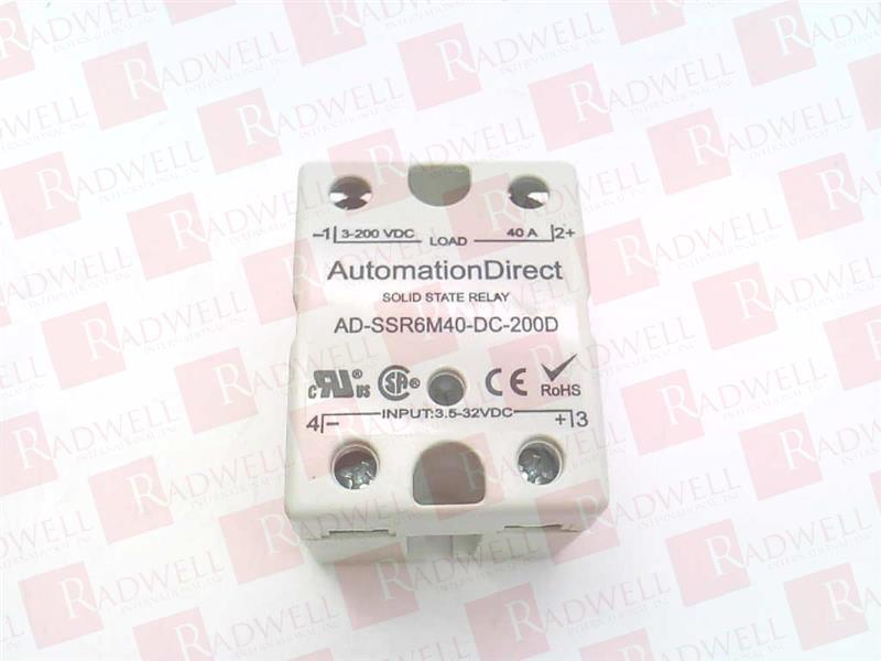 AUTOMATION DIRECT AD-SSR6M40-DC-200D