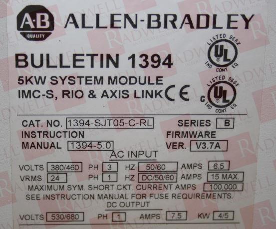 ALLEN BRADLEY 1394-SJT05-C
