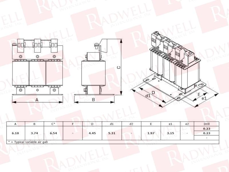 RADWELL VERIFIED SUBSTITUTE RL02502-SUB