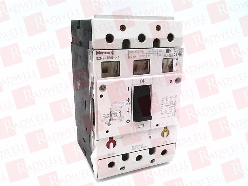 EATON CORPORATION NZM7-80N-NA