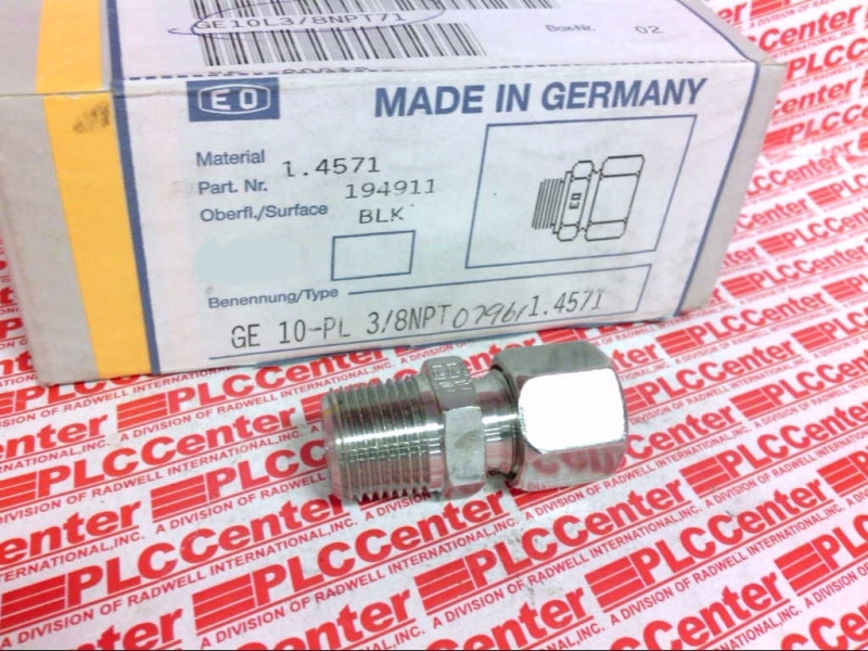 PARKER GE10L3/8NPT71