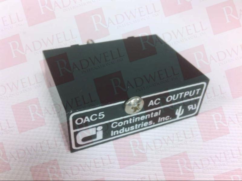 OAC5 Relay/Socket by CONTINENTAL INDUSTRIES